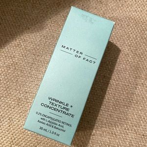 MATTER OF FACT SKINCARE WRINKLES AND TEXTURE SERUM - HAS NOT BEEN RELEASED YET